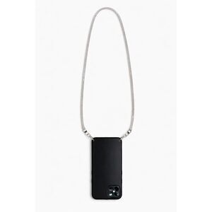 J.Crew Embellished Crystal Phone Long Wrist Strap Lanyard Silver Rhinestone, New